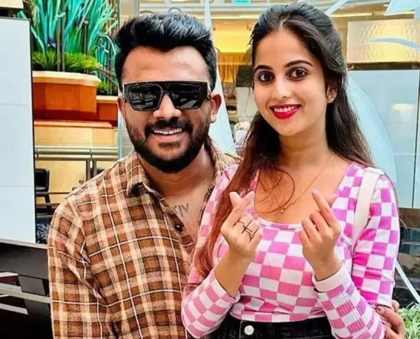 Chandan Shetty with Wife Niveditha Gowda